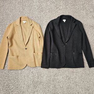 Set of 2 J. Crew Factory Schoolboy Sweater Blazer